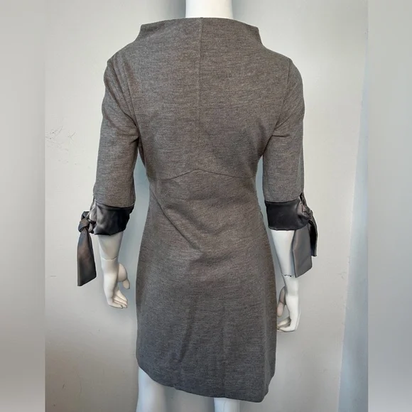 Diane Von Furstenberg Gray Wool Dress - Picture 2 of 6